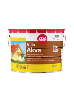 Vivacolor Villa Akva matēta krāsa koka fasādēm