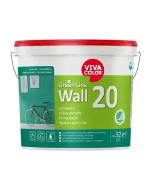 Vivacolor Green Line Wall 20 Sienų dažai
