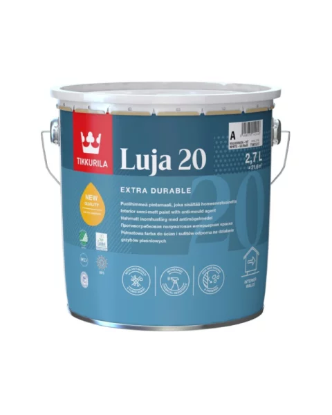 Tikkurila Luja 20 halbmatte Innenfarbe für Wände und Decken