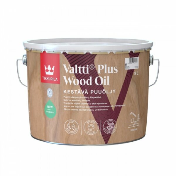 Tikkurila Valtti Plus Wood Oil für Holzterrassen, Möbel