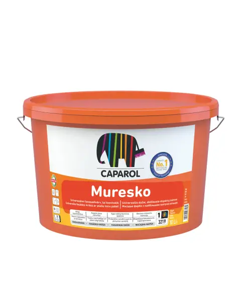 Caparol Muresko Profesionāla Fasādes Krāsa uz SilaCryl® Bāzes