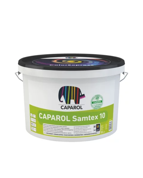 Caparol Samtex 10 E.L.F. tonuojami šilkinė matinė sienų dažai