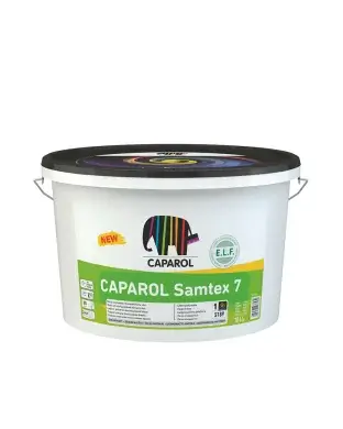 CAPAROL Samtex 7 NEW - premium izturīga sienas krāsa - zīdaini matēta, viegli tīrāma