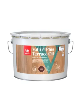 Tikkurila Valtti Plus Terrace Oil brūna eļļa koka terasēm, dārza mēbelēm