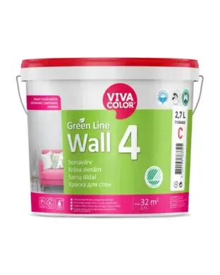 Vivacolor Green Line Wall 4 Seinavärv