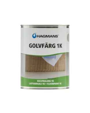 Hagmans Golvfärg 1K Concrete Paint for Indoor & Outdoor, Wood, and Fiberboard Surfaces