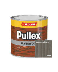 Adler Pullex Silverwood Graualuminium lazūra-impregnants kokam, grafīta pelēks tonis