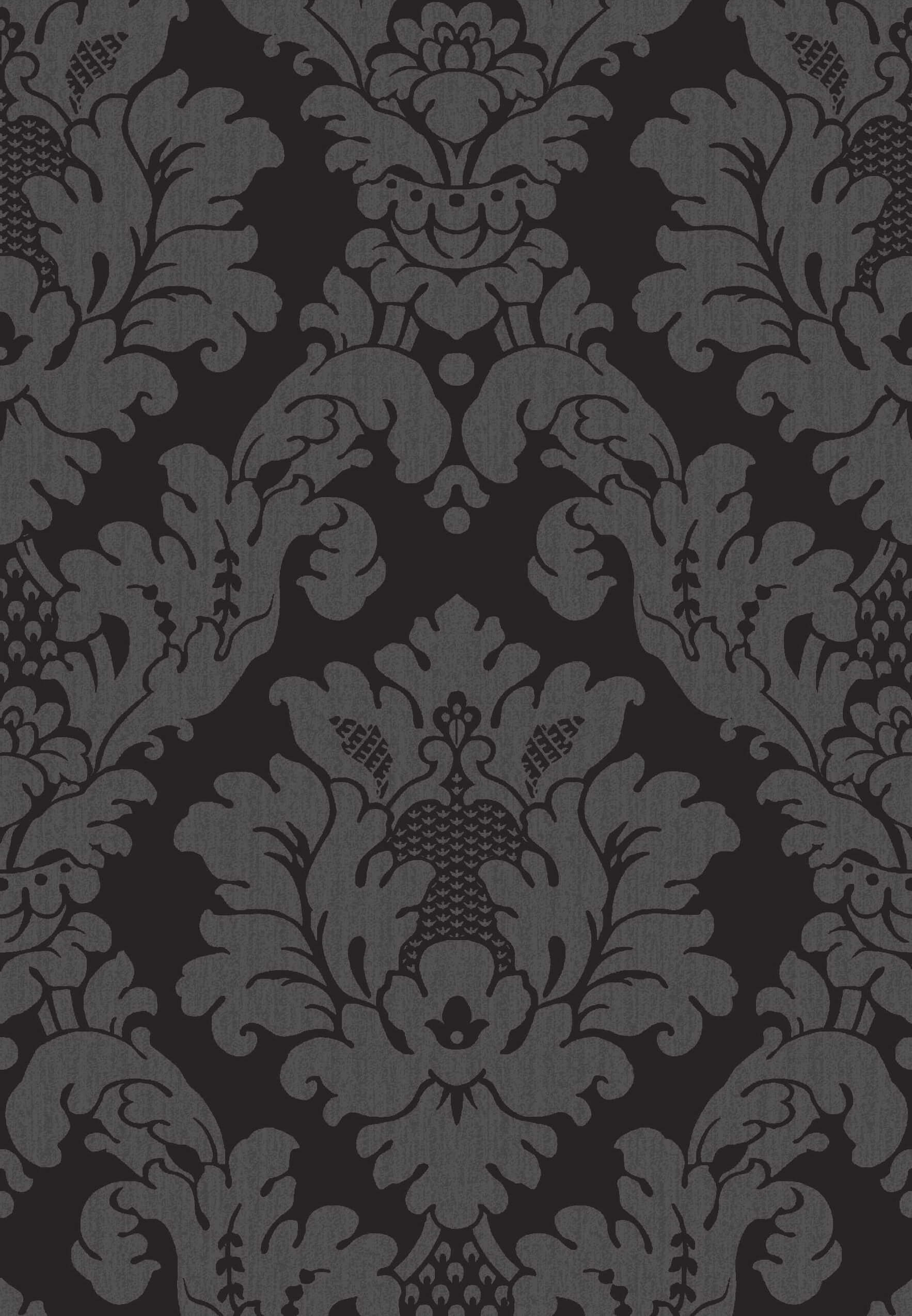 da vinci damask black