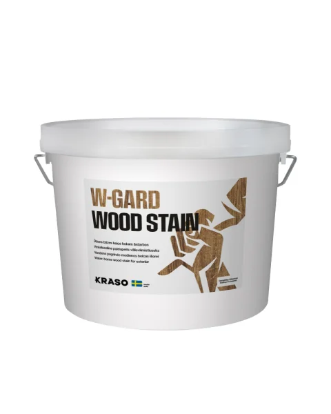 KRASO W-GARD Wood Stain Water-based stain/ impregnant for exterior wood surfaces