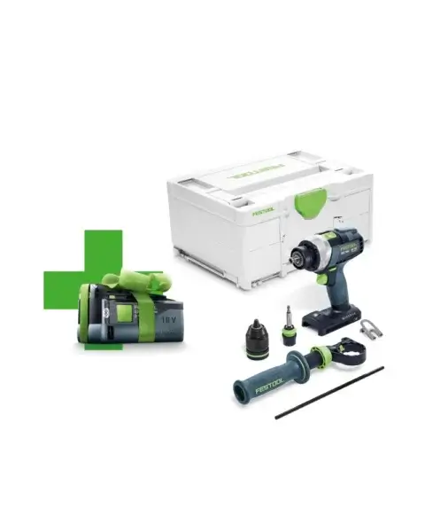 Festool Akumulatora urbjmašīna QUADRIVE TDC 18/4 I-Basic-5,0 577052