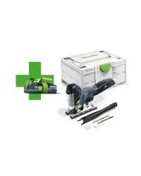 Festool CARVEX PSC 420 EB-Basic izcils akumulatora svārstzāģis precīziem zāģējumiem