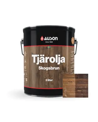 Auson Priežu Darvas Eļļa Forest Brown | Tonēta darvas eļļa fasādēm un terasēm