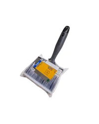 QPT Easy Black curved brush for easy oiling, terraces and facades - 130 mm, 1