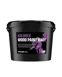 KRASO KOLOREX WOOD PAINT MATT matēta, sedzoša lazūras krāsa koka virsmām ārdarbos
