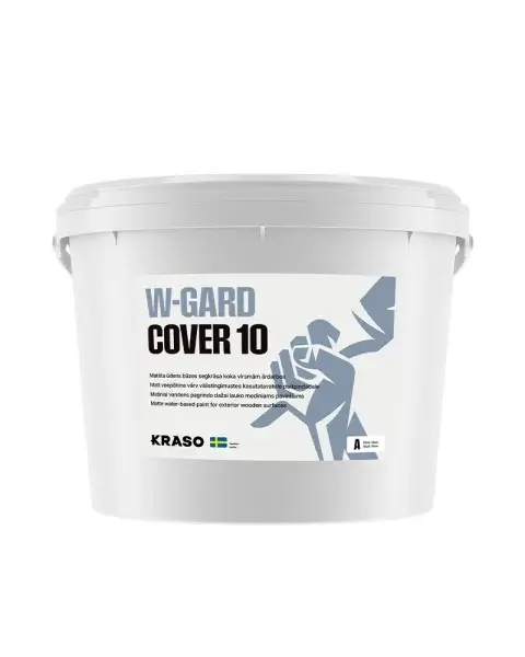 KRASO W-GARD COVER 10 matēta, ātri žūstoša krāsa koka virsmām