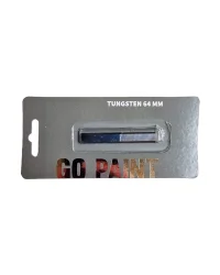 Go Paint, Lame de remplacement pour grattoir à peinture, lame à double tranchant en métal dur - 64mm, 1