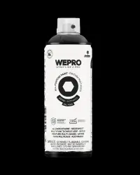 MTN WEPRO Cosmos Black RAL 9005, Melna krāsa aerosola flakonā, daudzfunkcionāla | Ātri žūstoša un pretkorozijas
