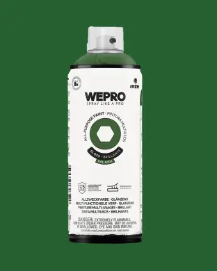 MTN WEPRO Universal Spray Paint | Envy Green RAL 6002 | Szybkoschnąca, długotrwała farba do metalu i drewna
