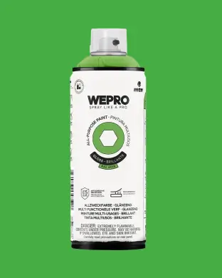 MTN WEPRO Peinture Spray Universelle | Vert Fiona RAL 6018 | Séchage rapide, couleur longue durée