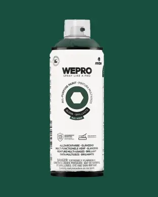 Uniwersalna farba w sprayu MTN WEPRO | Hobbit Green RAL 6005 | Szybkoschnąca, długotrwała farba