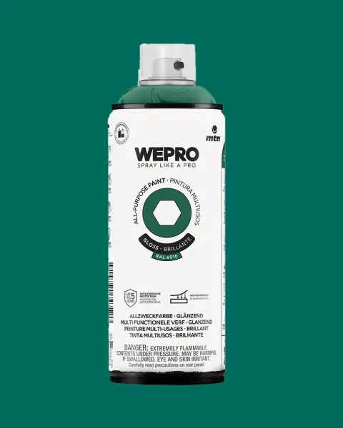 MTN WEPRO Universal Spray Paint | Sauvage Green RAL 6016 | Szybkoschnący, długotrwały kolor