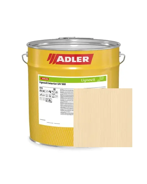 ADLER Lignovit Interior UV 100 Zugspitz | Lazura do drewna z filtrem UV | Profesjonalna ochrona przed żółknięciem
