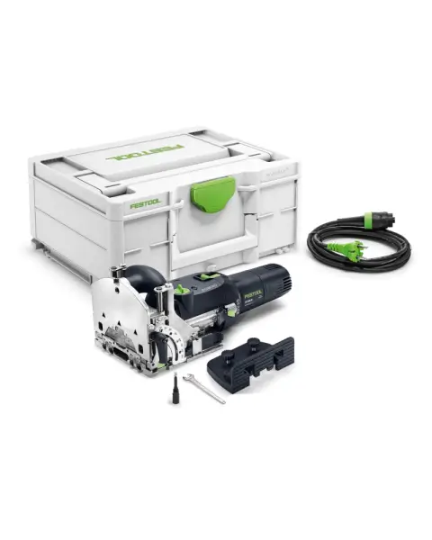 Festool Dowel Router DOMINO DF 500 RQ-Plus 578462, Connection Router for Wooden Furniture and Structures, with D 5 Router and Systainer³ SYS3 M 187 case