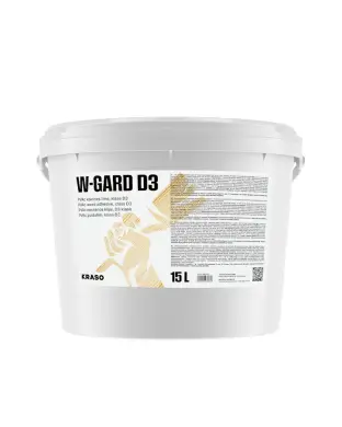 KRASO W-GARD D3 - Profesionāla D3 ūdensizturīga koka līme galdniecībai un parketam