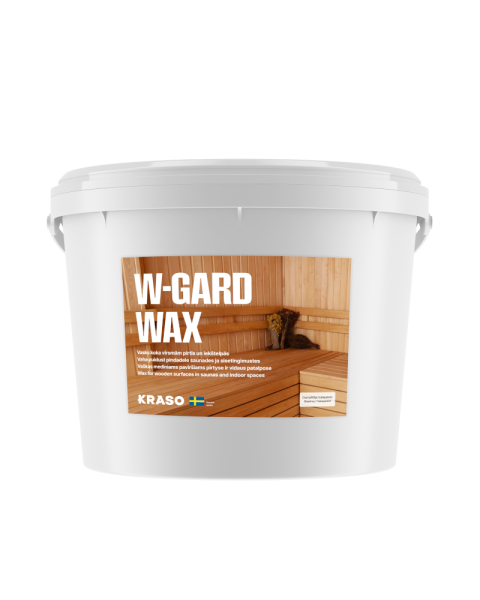 KRASO W-GARD WAX Vasks Koka Virsmām Pirtīs un Iekštelpās