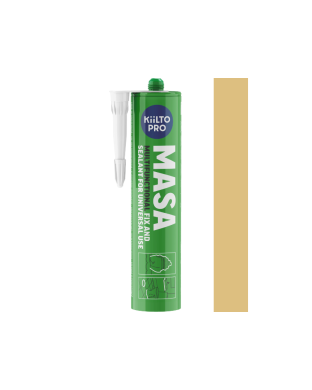 Kiilto Masa Mehrzweck-Kleb- und Dichtstoff Beige