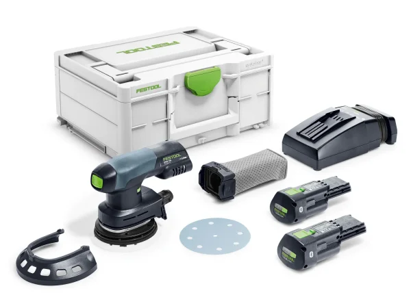 Festool Akumuliatorinis ekscentrinis šlifuoklis ETSC 125 3,0 I-Plus 18V 3.0Ah (577694)