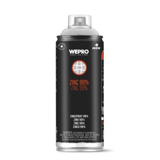 MTN 99% Zinc High Corrosion Protection Spray Paint 400ml