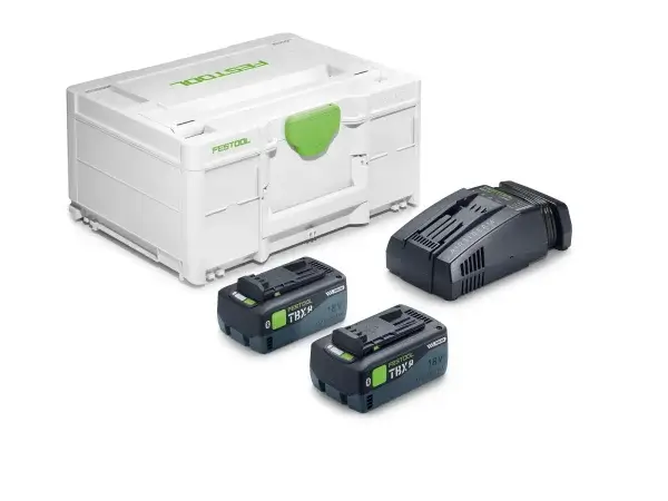 Festool Energy Set SYS 18V 2xTBX8/SCA16 (2x 8.0 Ah Batteries, SCA 16 Rapid Charger) 578814